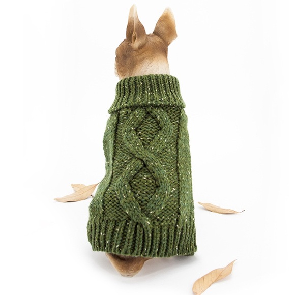 Pet Twist Knitted Warm Pullover Sweater - Picture 6 of 10